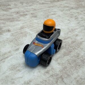 Little people x Hot wheels WHEELIE blue race car